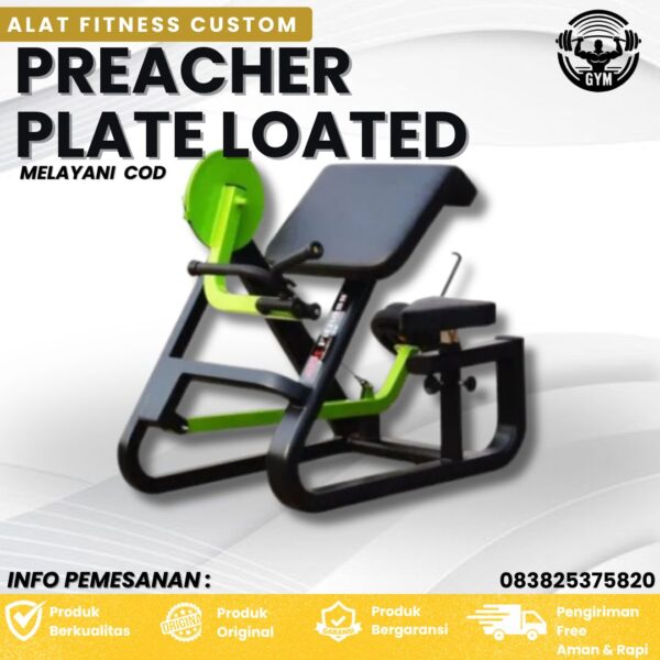 Alat Fitness Preacher Plate Loated