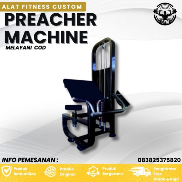 Alat Fitness Custom Preacher Machine